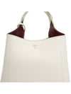 Logo Mini Leather Tote Bag White - TOD'S - BALAAN 10