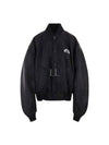 New York Embroidery Bomber Jacket Black - BALENCIAGA - BALAAN 2