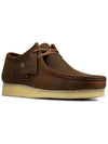 Wallabee Suede Loafers Beeswax - CLARKS - BALAAN 3