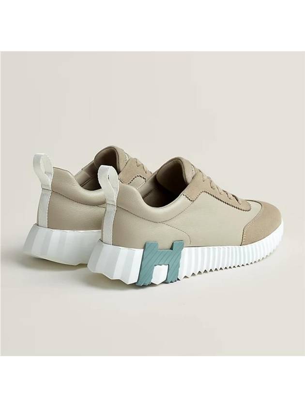 Bouncing Low Top Sneakers Beige - HERMES - BALAAN 4