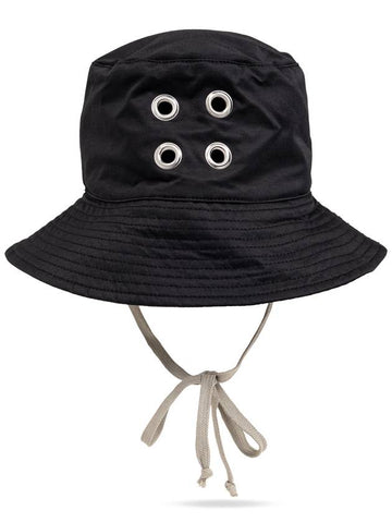 Rick Owens DRKSHDW Hat Gilligan, Men's, Black - RICK OWENS - BALAAN 1