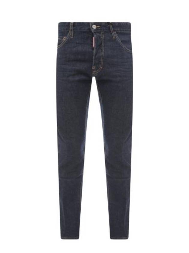 Icon Logo Cool Guy Skinny Jeans Navy Blue - DSQUARED2 - BALAAN 4