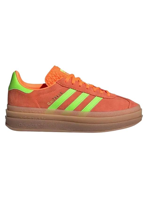 Gazelle Bold Low Top Sneakers Solar Orange Green - ADIDAS - BALAAN 1