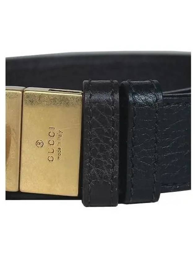 643847 GG gold logo reversible Marmont double sided belt 31 34 - GUCCI - BALAAN 2