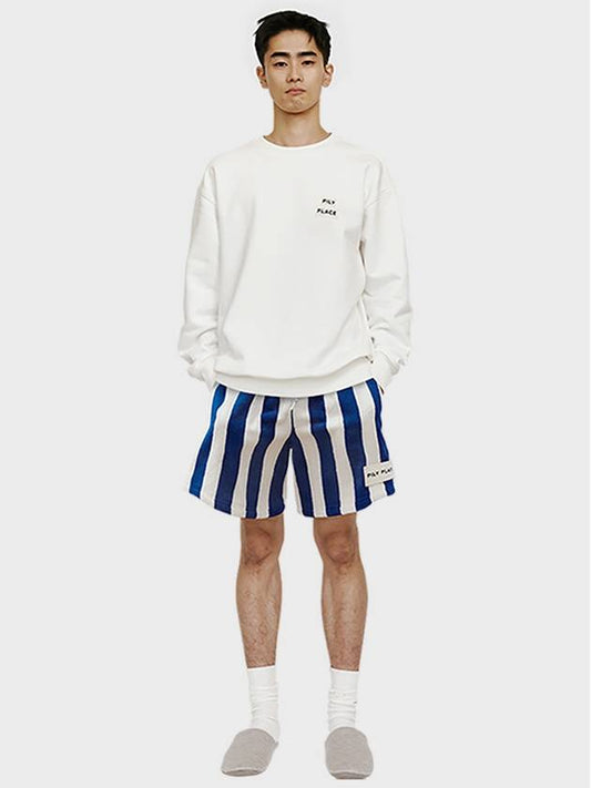 Terry Shorts Blue White - PILY PLACE - BALAAN 2