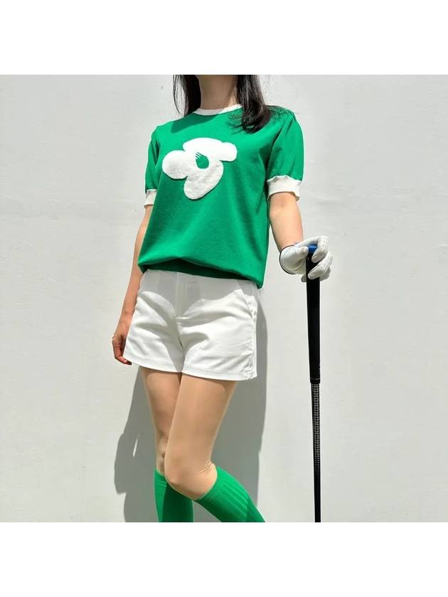 Summer golf knit women s daisy flower green wear look - LOLOALLOY - BALAAN 3