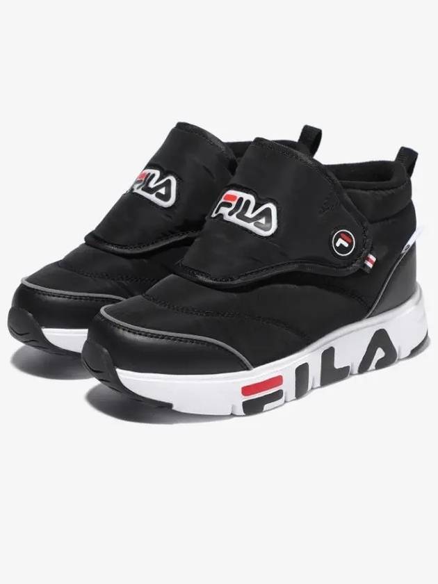 Kkumi Mid Boots Logo Black 3XM01597D 001 200 - FILA - BALAAN 1