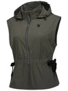 Official W WAIST SHIRRING HOODY VEST KH - ANEWGOLF - BALAAN 3