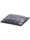 Intrecciato Leather Card Wallet Black - BOTTEGA VENETA - BALAAN 5