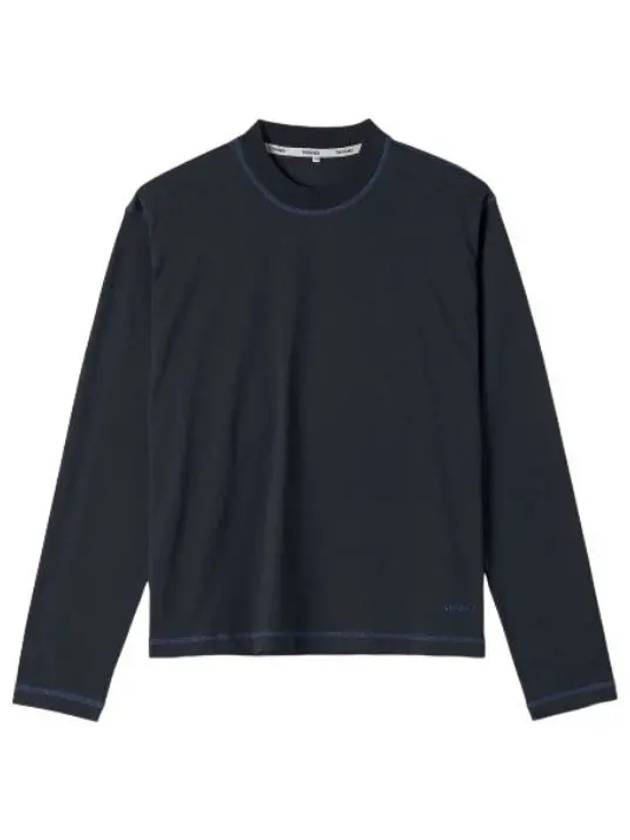 Classic overlock t shirt midnight blue long sleeve - SUNNEI - BALAAN 1