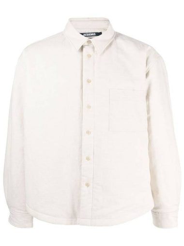 La Chemise Boulanger Puffed Overshirt Padded Light Beige - JACQUEMUS - BALAAN 1