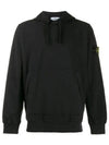 Wappen Patch Pocket Hoodie Black - STONE ISLAND - BALAAN 2