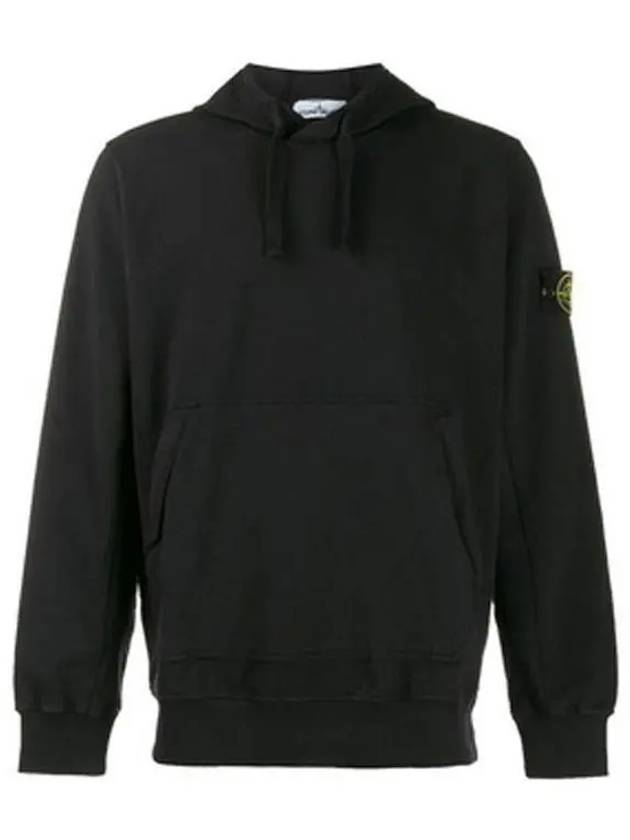 Wappen Patch Pocket Hoodie Black - STONE ISLAND - BALAAN 2