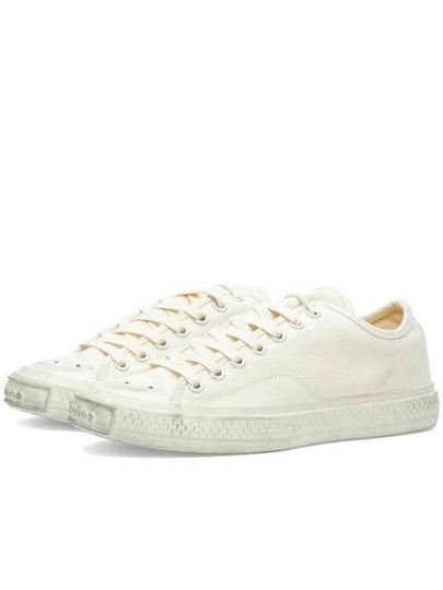 Canvas Low Top Sneakers White - ACNE STUDIOS - BALAAN 2