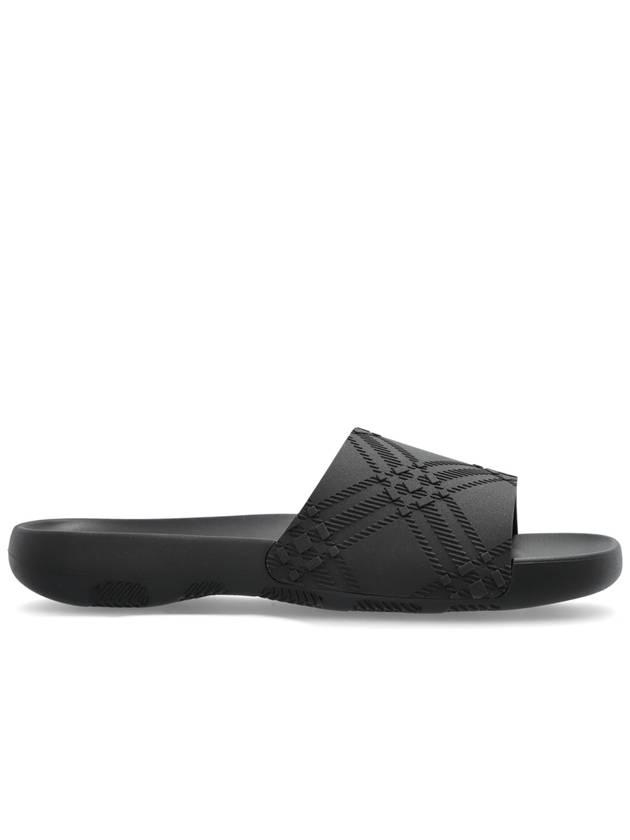 Burberry Rubber Slides ‘Dive’, Women's, Black - BURBERRY - BALAAN 1