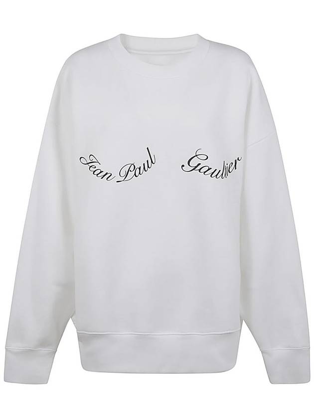 Jean Paul Gaultier Crewneck Cotton Sweatshirt With "" Detail Clothing - JEAN PAUL GAULTIER - BALAAN 1