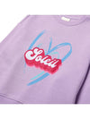 Brushed Options Soleil Patinted Heart Sweat Shirts LAVENDER - LE SOLEIL MATINEE - BALAAN 3