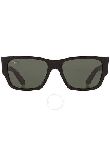 Ray Ban Carlos Green Rectangular Unisex Sunglasses RB0947S 901/31 56 - RAY-BAN - BALAAN 1