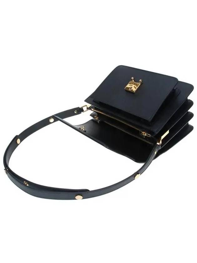 Saffiano Trunk Medium Shoulder Bag Black - MARNI - BALAAN 7