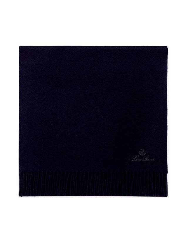 Grande Unita Cashmere Scarf Navy - LORO PIANA - BALAAN 1