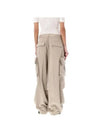 Y 3 drawstring wide cargo pants 24PIV7765TWILLCLAY BROWN - Y-3 - BALAAN 2