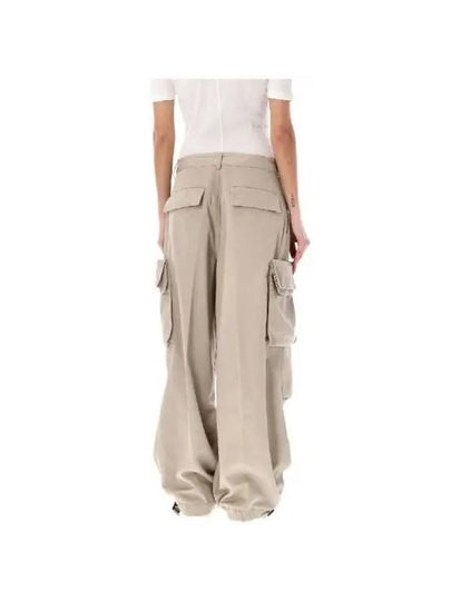 Y 3 drawstring wide cargo pants 24PIV7765TWILLCLAY BROWN - Y-3 - BALAAN 2