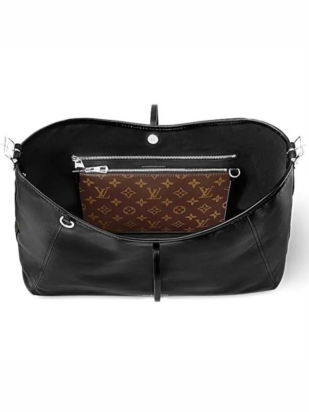 Carry All Dark MM Shoulder Bag Black - LOUIS VUITTON - BALAAN 4