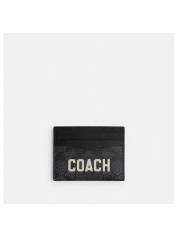 Card Case Signature with Graphic CP276 A5F - COACH - BALAAN 1