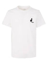 Zafferh Mini Logo Cotton Short Sleeve T-Shirt White - ISABEL MARANT - BALAAN 2