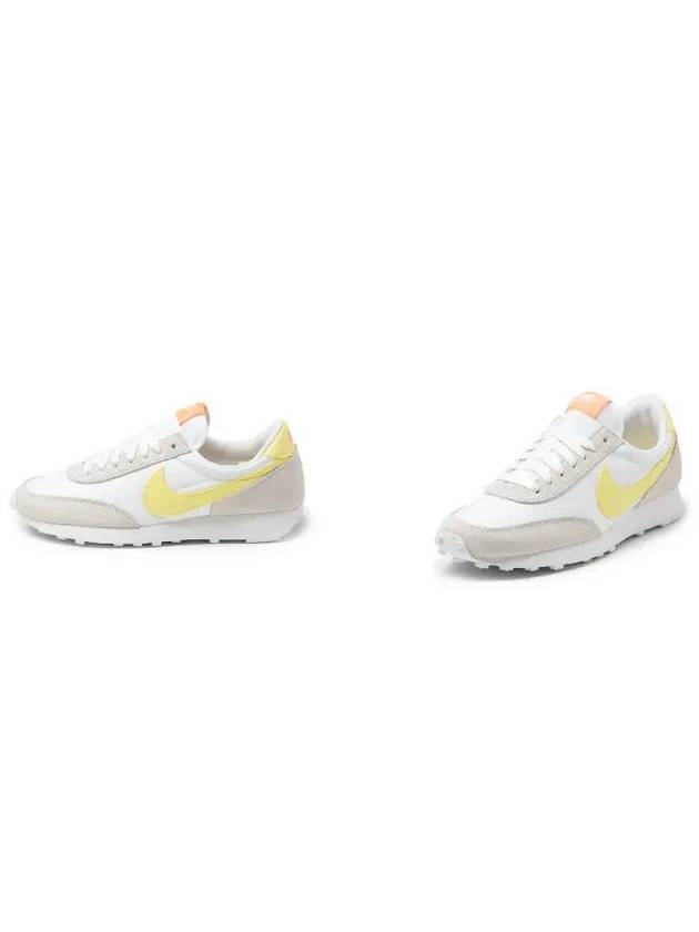 Women's Daybreak Low Top Sneakers Pale Ivory Light Zitron Bright Mango - NIKE - BALAAN 4