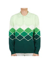 Golf Ron Long Sleeve Polo Knit Top Rain Forest - J.LINDEBERG - BALAAN 2