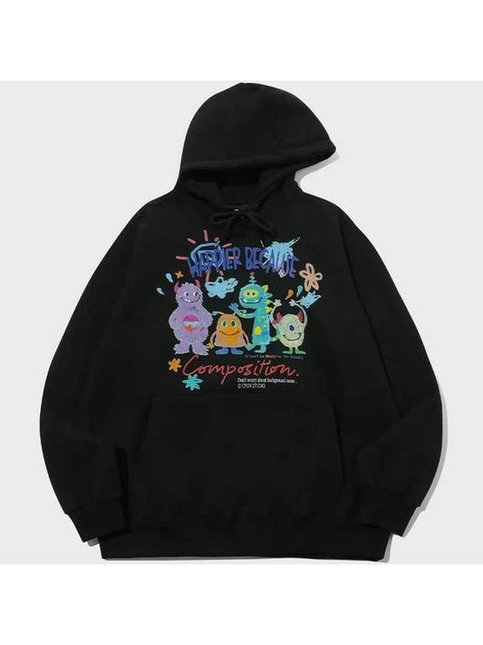 DTP Happy Day Hooded Top Black - CPGN STUDIO - BALAAN 1