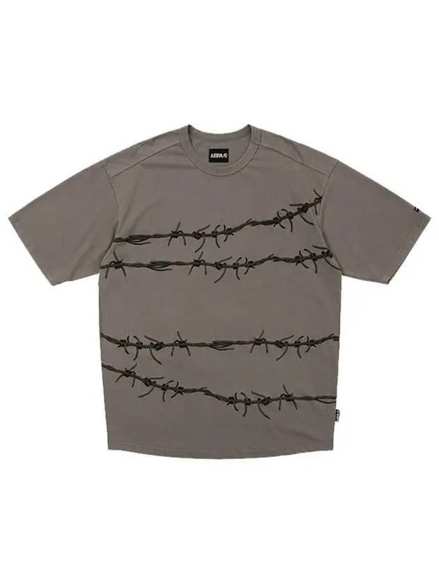 Barbed Wire T Shirt BEIGE - AJOBYAJO - BALAAN 1