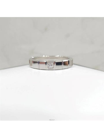 Lux You Diamond 1P Ice Cube Ring White Gold No 58 - CHOPARD - BALAAN 1