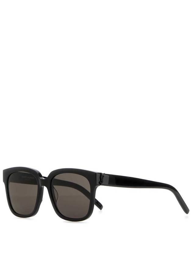 Eyewear Logo Plaque Acetate Sunglasses Black - SAINT LAURENT - BALAAN 2