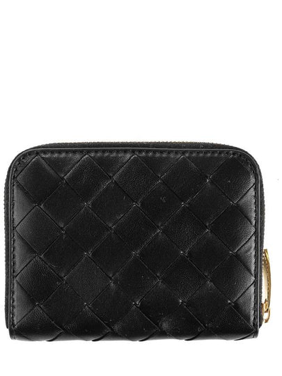 Intrecciato Zipped Coin Wallet Black - BOTTEGA VENETA - BALAAN 2