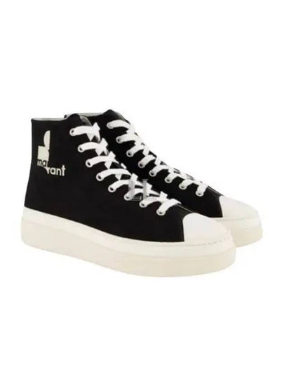 Austen High Top Sneaker Black - ISABEL MARANT - BALAAN 2