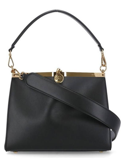 Bella Vela leather medium shoulder bag black - ETRO - BALAAN 2