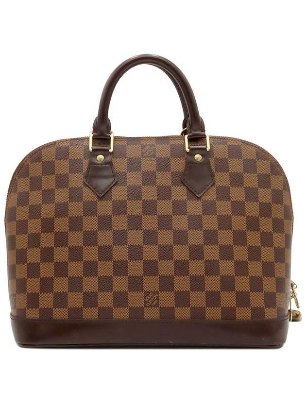 Damier Eben Canvas Alma PM Tote Bag N51131 - LOUIS VUITTON - BALAAN 3