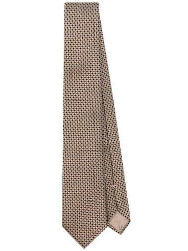 Emporio Armani Woven Jacquard Tie Accessories - EMPORIO ARMANI - BALAAN 1