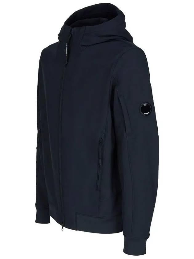 Lens Wappen Patch Zip Up Hoodie Navy - CP COMPANY - BALAAN 4