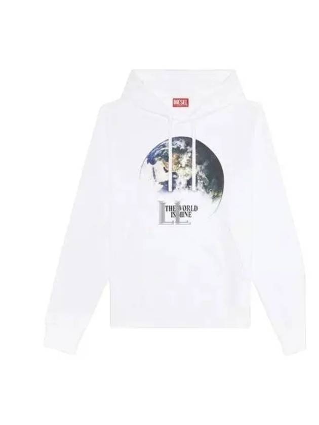 S-Ginn-Welt Hoodie White - DIESEL - BALAAN 2