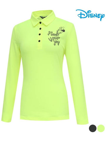 Disney Character Basic Long Sleeve Collar T-Shirt DO1LTS002 - DISNEY GOLF - BALAAN 1