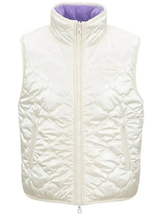 GRUMIUM logo reversible padded vest VDDV25436K0001 CRS - DUVETICA - BALAAN 2