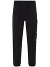 Lens Wappen Technical Cargo Track Pants Black - CP COMPANY - BALAAN 2