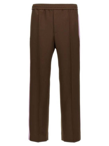 Fluid Drill Straight Pants Brown - GUCCI - BALAAN 1