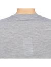 Regal Wool Crew Neck Long Sleeve T-Shirt Gray - THEORY - BALAAN.