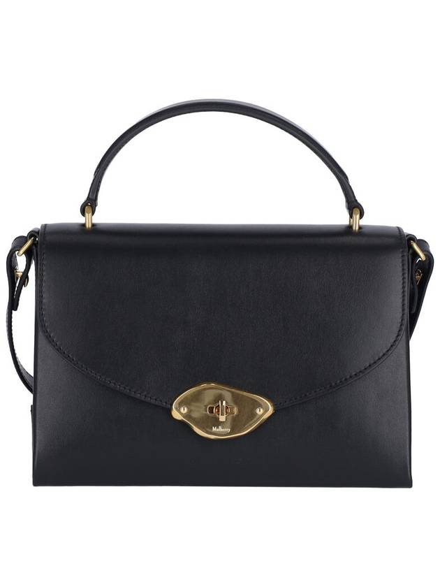 Lana Top Handle Shoulder Bag Black - MULBERRY - BALAAN 2