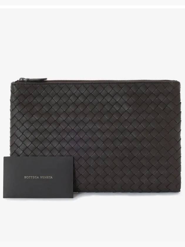 Intrecciato Clutch Bag Fondant - BOTTEGA VENETA - BALAAN 4