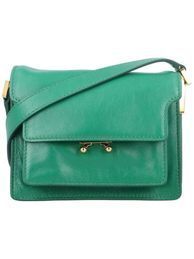 Trunk Soft Mini Shoulder Bag Green - MARNI - BALAAN 1